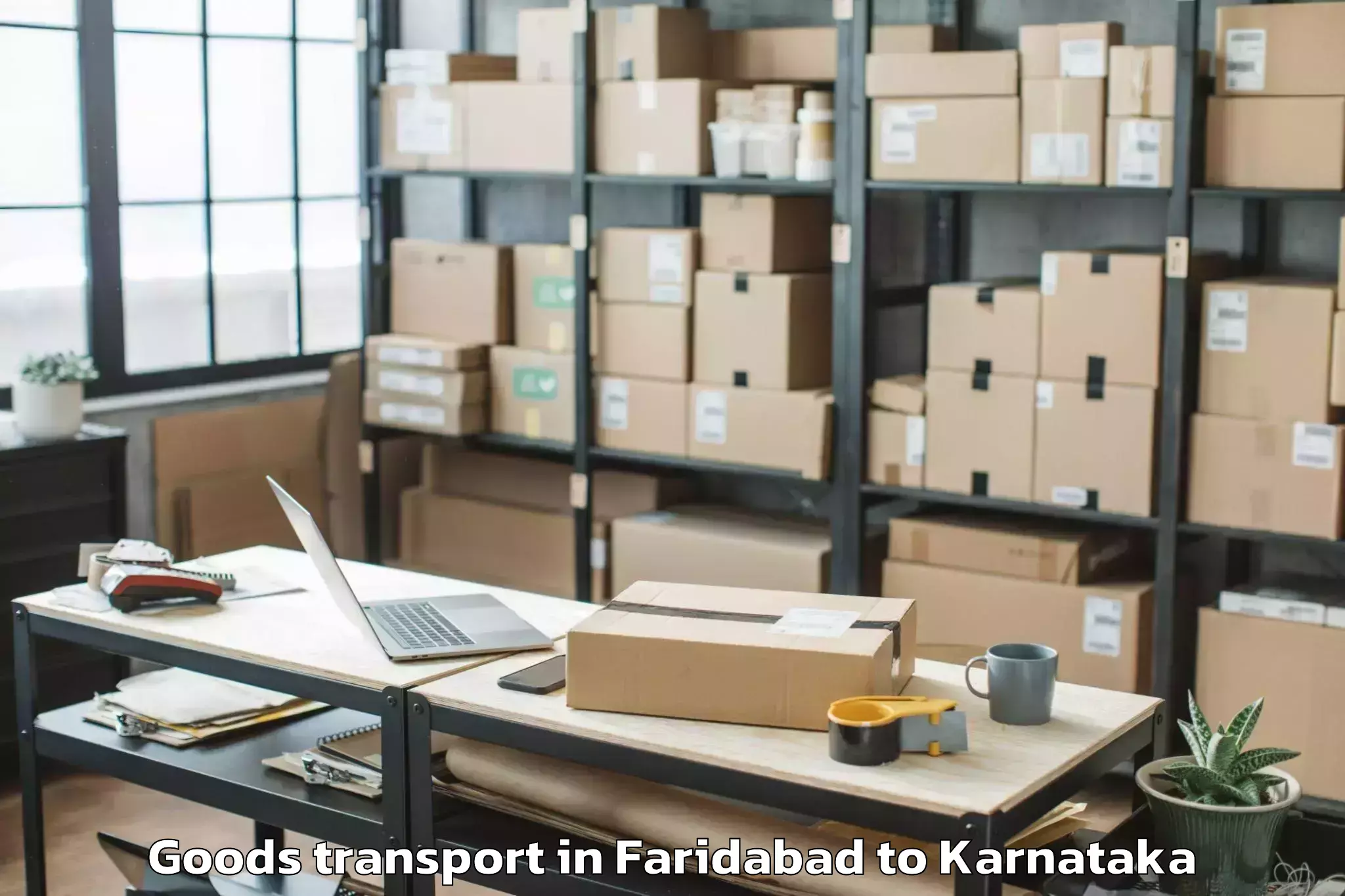 Hassle-Free Faridabad to Hoovina Hadagali Goods Transport